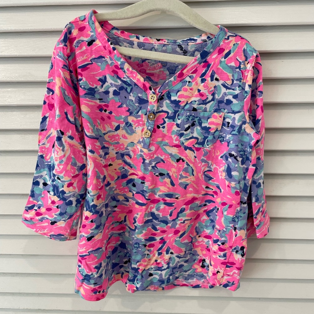 Toddler girls Lilly Pulitzer cotton shirt